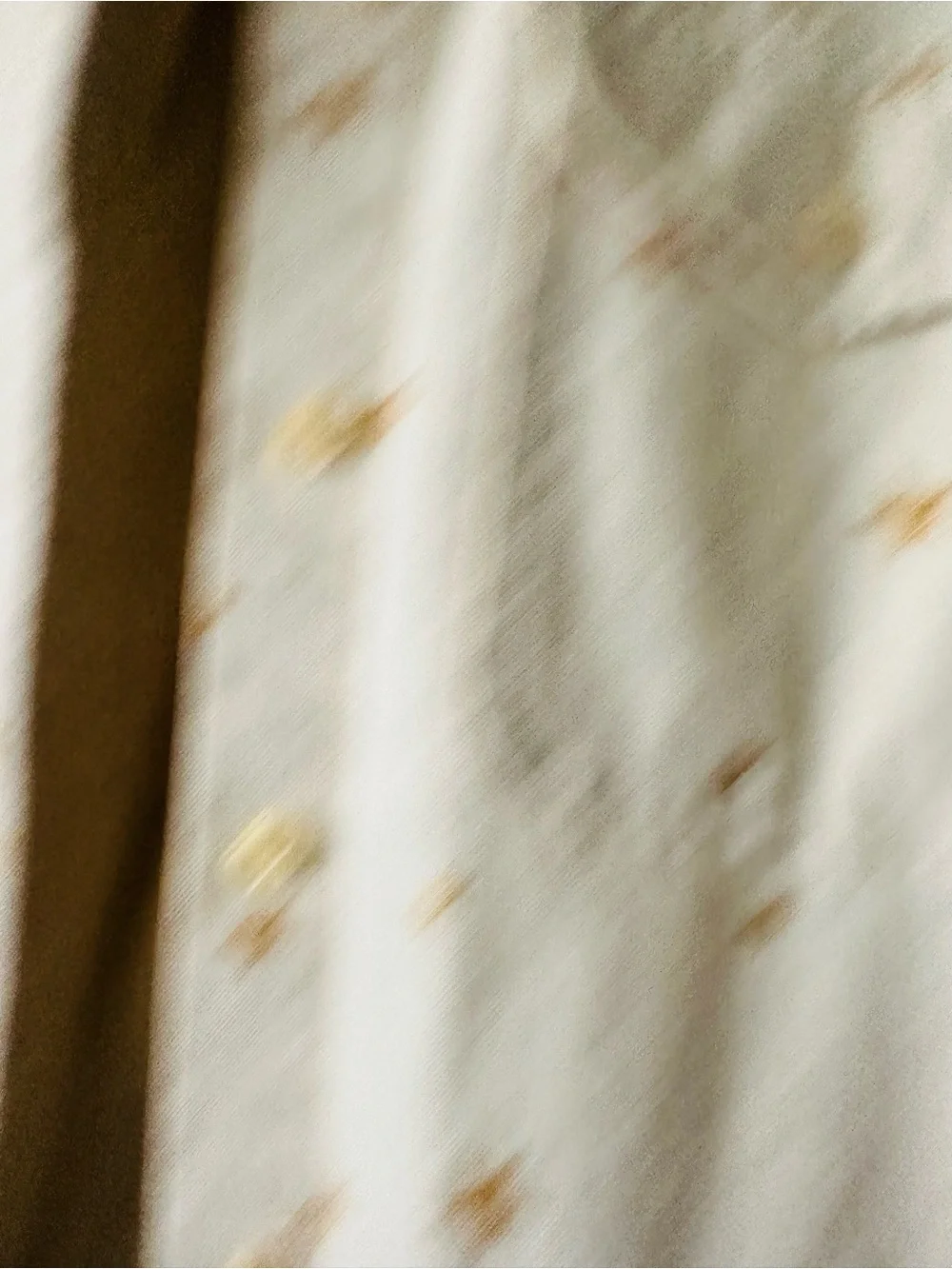 J. Crew Cream Shirt with Gold Star Print